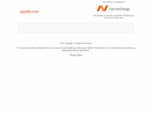 Tablet Screenshot of gazettr.com